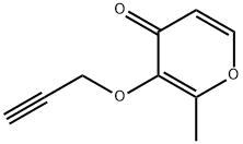 2-Methyl-3-(2-propyn-1-yloxy)-4H-pyran-4-one,2229948-80-3,结构式