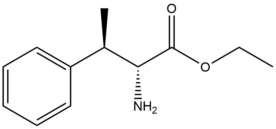 rel-(2S,3S)-2-Amino-3-phenyl-butyric acid ethyl ester,2230125-97-8,结构式