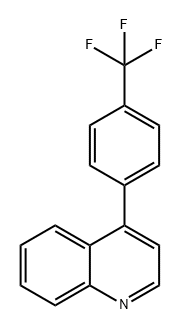 Quinoline, 4-[4-(trifluoromethyl)phenyl]- Structure