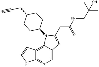化合物 LORPUCITINIB, 2230282-02-5, 结构式
