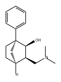 Bicyclo[2.2.1]heptan-2-ol, 3-[(dimethylamino)methyl]-1-phenyl-, (1R,2S,3R,4S)- Structure