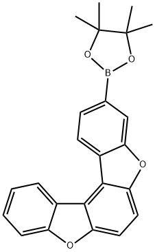 3-(4,4,5,5-四甲基-1,3,2-二氧杂硼烷-2-基)苯并[1,2-B:4,3-B']双苯并呋喃,2230483-97-1,结构式