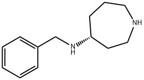 1H-Azepin-4-amine, hexahydro-N-(phenylmethyl)-, (4R)- Structure