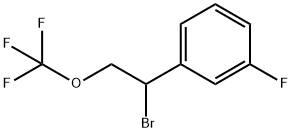 1-[1-bromo-2-(trifluoromethoxy)ethyl]-3-fluorobenzene|