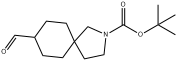 tert-butyl 8-formyl-2-azaspiro[4.5]decane-2-carboxylate Struktur