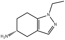 1H-Indazol-5-amine, 1-ethyl-4,5,6,7-tetrahydro-, (5R)- Structure