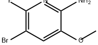 2-Pyridinamine, 5-bromo-6-fluoro-3-methoxy- Struktur