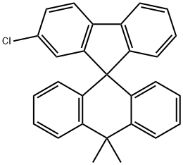 Spiro[anthracene-9(10H),9'-[9H]fluorene], 2'-chloro-10,10-dimethyl- Struktur