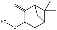 Hydroperoxide, 6,6-dimethyl-2-methylenebicyclo[3.1.1]hept-3-yl Struktur