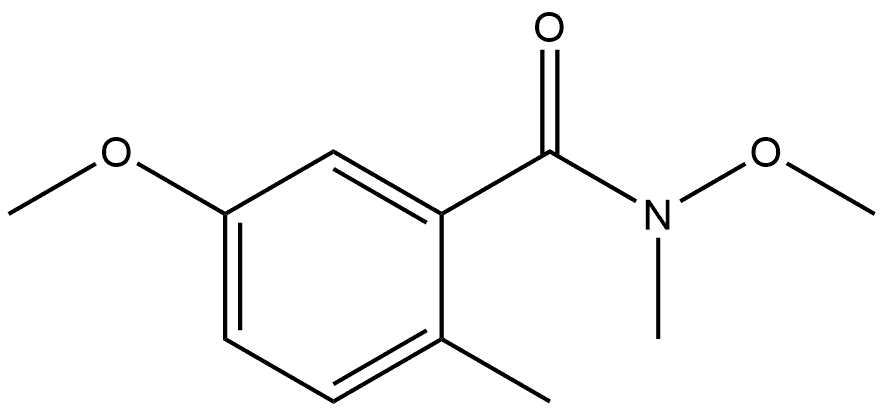 N,5-Dimethoxy-N,2-dimethylbenzamide Structure