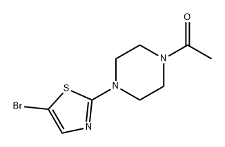 Ethanone, 1-[4-(5-bromo-2-thiazolyl)-1-piperazinyl]-
