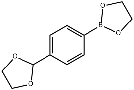 1,3,2-Dioxaborolane, 2-[4-(1,3-dioxolan-2-yl)phenyl]-|2-(4-(1,3-二氧戊环-2-基)苯基)-1,3,2-二氧硼杂环戊烷