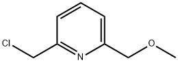 Pyridine, 2-(chloromethyl)-6-(methoxymethyl)- Structure