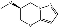 (S)-6-甲氧基-6,7-二氢-5H-吡唑并[5,1-B][1,3]恶嗪 结构式