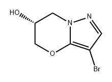 (R)-3-溴-6,7-二氢-5H-吡唑[5,1-B][1,3]噁嗪-6-醇,2238820-77-2,结构式