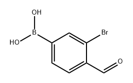 Boronic acid, B-(3-bromo-4-formylphenyl)- Struktur