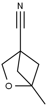 2-Oxabicyclo[2.1.1]hexane-4-carbonitrile, 1-methyl- Struktur