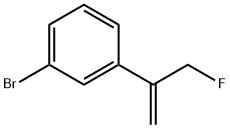 1-溴-3-(3-氟丙-1-烯-2-基)苯 结构式