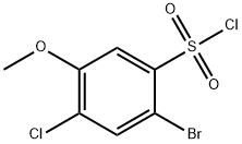 Benzenesulfonyl chloride, 2-bromo-4-chloro-5-methoxy- Struktur