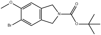 5-溴-6-甲氧基异吲哚啉-2-羧酸叔丁酯, 2241147-36-2, 结构式