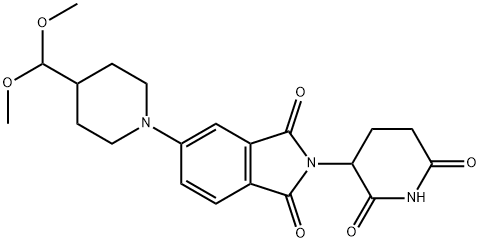 2241315-64-8 1H-Isoindole-1,3(2H)-dione, 5-[4-(dimethoxymethyl)-1-piperidinyl]-2-(2,6-dioxo-3-piperidinyl)-