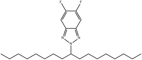 5,6-二氟-2-(十七烷基)-2H-苯并[D][1,2,3]三唑 结构式