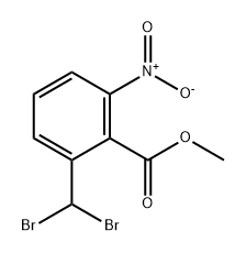 2-(二溴甲基)-6-硝基苯甲酸甲酯, 2241588-81-6, 结构式