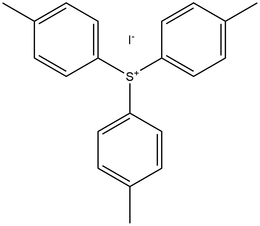 Tri-p-tolylsulfonium iodide Struktur