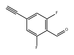 4-乙炔基-2,6-二氟苯甲醛,2242425-12-1,结构式