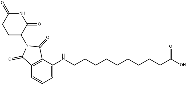 POMALIDOMIDE-C9-CO2H, 2243000-24-8, 结构式