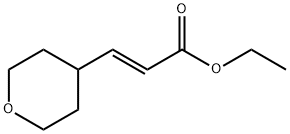 2-Propenoic acid, 3-(tetrahydro-2H-pyran-4-yl)-, ethyl ester, (2E)- Structure