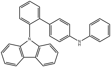 [1,1'-Biphenyl]-4-amine, 2'-(9H-carbazol-9-yl)-N-phenyl- Structure