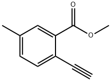 methyl 2-ethynyl-5-methylbenzoate Struktur