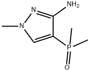 (3-氨基-1-甲基-1H-吡唑-4-基)二甲基氧化膦, 2243511-85-3, 结构式