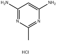 4,6-Pyrimidinediamine, 2-methyl-, hydrochloride (1:1) Struktur