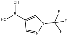 (1-(三氟甲基)-1H-吡唑-4-基)硼酸,2243753-57-1,结构式