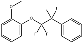 1-Methoxy-2-(1,1,2,2-tetrafluoro-2-phenylethoxy)benzene 结构式