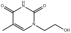 1-(2-羟基乙基)-5-甲基-1,2,3,4-四氢嘧啶-2,4-二酮, 22441-51-6, 结构式