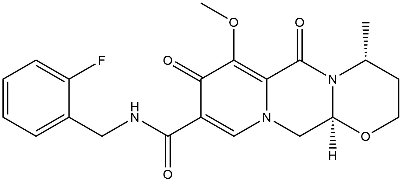 (4R,12aS)-N-[(2-Fluorophenyl)methyl]-3,4,6,8,12,12a-hexahydro-7-methoxy-4-methyl-6,8-dioxo-2H-pyrido[1′,2′:4,5]pyrazino[2,1-b][1,3]oxazine-9-carboxamide|多替拉韦杂质07