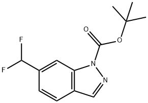 1,1-Dimethylethyl 6-(difluoromethyl)-1H-indazole-1-carboxylate,2244582-63-4,结构式