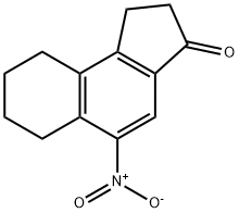 5-硝基-1,2,6,7,8,9-六氢-3H-环戊二烯并[A]萘-3-酮, 2244592-32-1, 结构式
