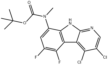 3-b]吲哚-8-基)(甲基)氨基甲酸叔丁酯, 2245358-21-6, 結構式