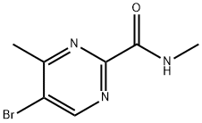 2-Pyrimidinecarboxamide, 5-bromo-N,4-dimethyl-|5-溴-N,4-二甲基嘧啶-2-甲酰胺