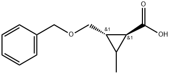 rel-(1R,3R)-2-Methyl-3-[(phenylmethoxy)methyl]cyclopropanecarboxylic acid|REL-(1R,2R)-2-((苄氧基)甲基)-3-甲基环丙烷-1-羧酸
