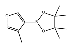 4,4,5,5-四甲基-2-(4-甲基呋喃-3-基)-1,3,2-二氧硼杂环戊烷, 2246546-97-2, 结构式