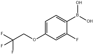 2-氟-4-(2,2,2-三氟乙氧基)苯基]硼酸,2246556-71-6,结构式