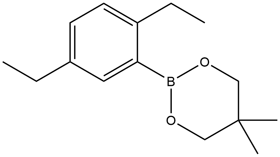 2-(2,5-Diethylphenyl)-5,5-dimethyl-1,3,2-dioxaborinane Structure