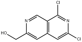 6,8-Dichloro-2,7-naphthyridine-3-methanol,2246719-63-9,结构式