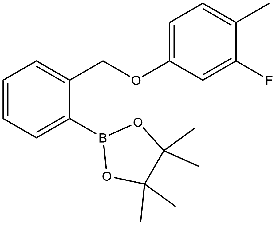 2246744-01-2 2-[2-[(3-Fluoro-4-methylphenoxy)methyl]phenyl]-4,4,5,5-tetramethyl-1,3,2-diox...