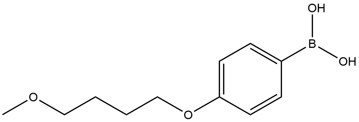 B-[4-(4-Methoxybutoxy)phenyl]boronic acid Structure